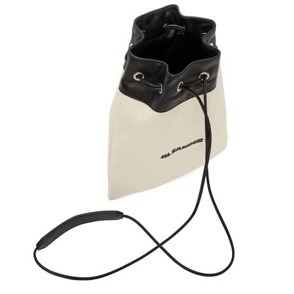 大人気!ジルサンダー 偽物 ベージュ & ブラック クロスボディ バッグ